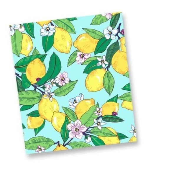 Vera Bradley Lemon Grove Plush Throw Blanket - Picture 5 of 8